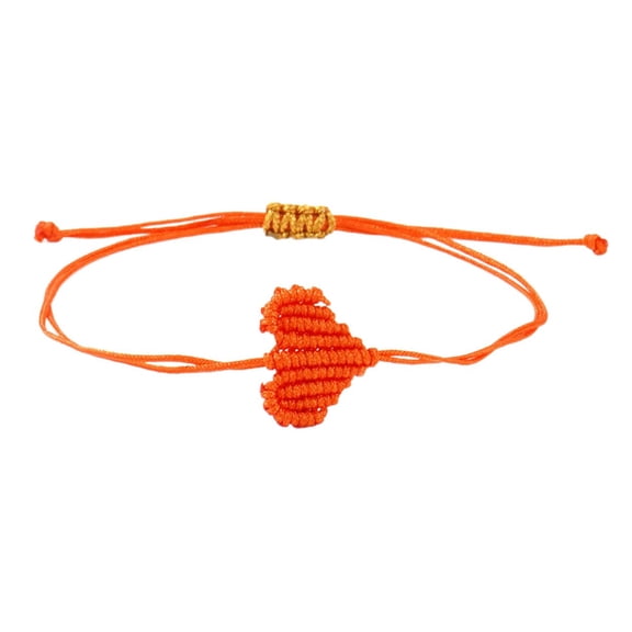 Handcrafted Couple Bracelets Bohemian Inspired Braided Cord Heart Charm Soft User Friendly Romance Matching Jewelry