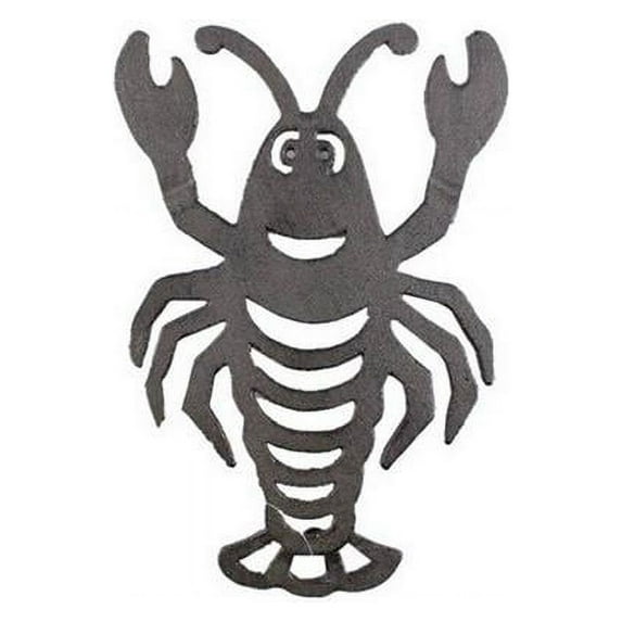 Handcrafted Decor Cast Iron Lobster Trivet- - 11 in.