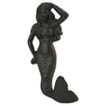 thumbnail image 1 of Cast Iron Mermaid Hook 6" - Decorative Mermaid - Nautical Wall Art, 1 of 2