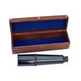 thumbnail image 1 of Handcrafted Decor FT-0214-Black Deluxe Class Hampton Collection Oil Rubbed Bronze Spyglass with Rosewood Box, 36 in., 1 of 1