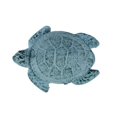 thumbnail image 1 of Handcrafted Decor K-1283-dark blue Dark Blue Whitewashed Cast Iron Decorative Turtle Bottle Opener, 4 in., 1 of 1