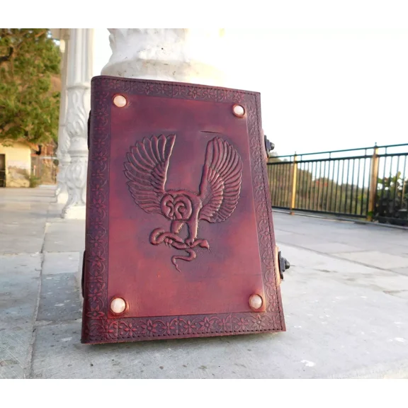 Handcrafted Dream Cather Design Vintage Leather Bound Journal Diary Antique Style Notebook For Men & Women Office Stationary Use