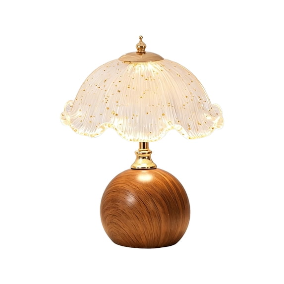 Handcrafted Eggshells Table Lamp Vintage Bedside Lamp Warm Ambient Light For Bedroom Living Room Home Office Decor Gift, Bedside Lamp Bedside Lighting Fixture Minimalist Night Light