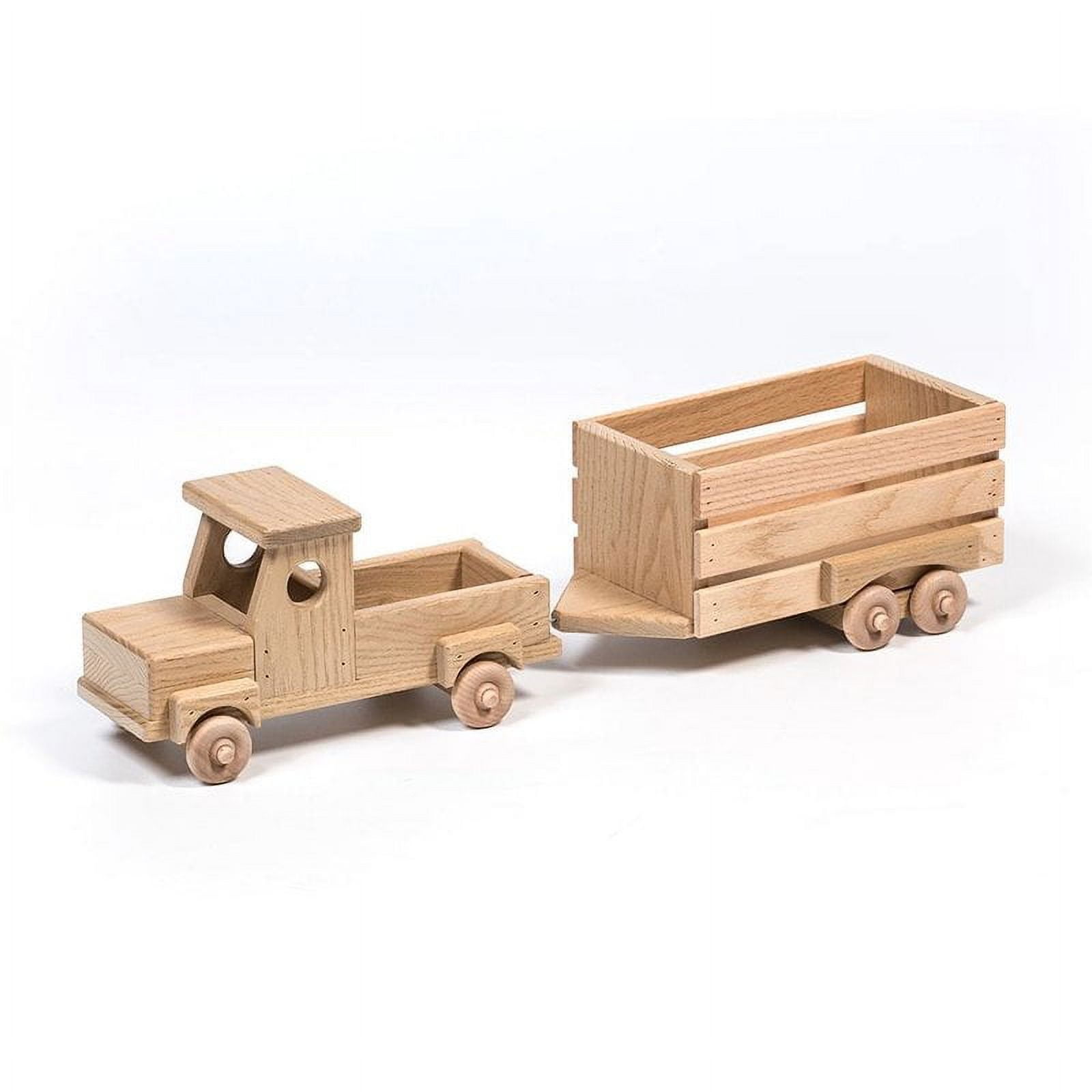 Wooden pickup cheap truck toy