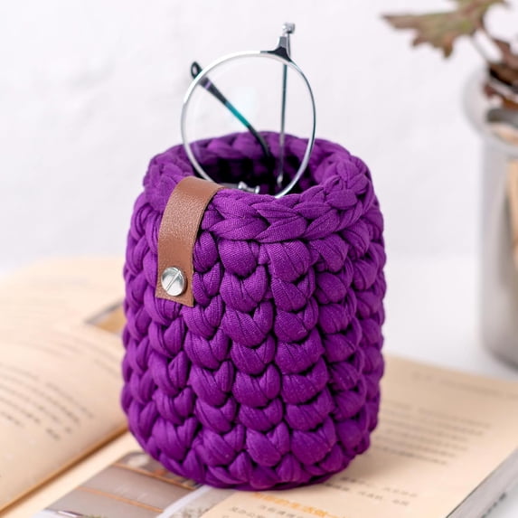 Handcrafted Eyeglass Holder Stand for Bedside or Desk - Small, Vertical Eyeglass Organizer - Soft, Sturdy Spectacle Stand - Ideal for Reading Glasses - Unique Eyeglasses Display Stand