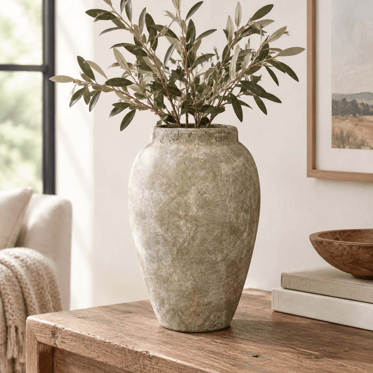 Handcrafted Flower Vase 10.5