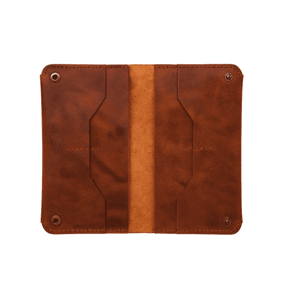 Handcrafted Full-Grain Leather Troia Long Wallet