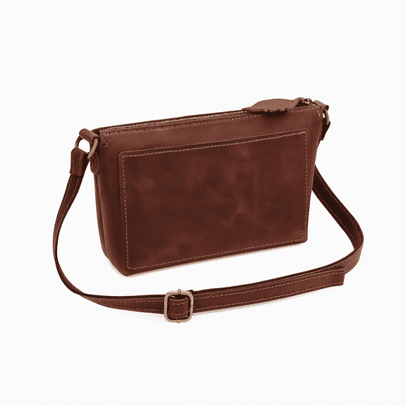 Handcrafted Full-Grain Leather Vina Crossbody Bag – Available in Mini & Midi Sizes