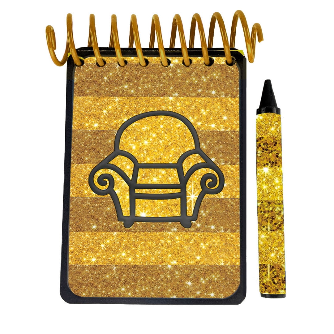 Handcrafted GOLDEN Handy Dandy Notebook