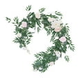 thumbnail image 1 of Handcrafted Garland Table Runner Artificial Rose Flower Vine Arch Backdrop Decorations for Outdoor Indoor Wedding Party, 1 of 9