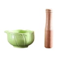 thumbnail image 1 of Handcrafted Garlic Bowl with Foliage Separator, 5 Hole Grater Sizes for Cooking Salads, Drainage Included Efficiently, 1 of 8