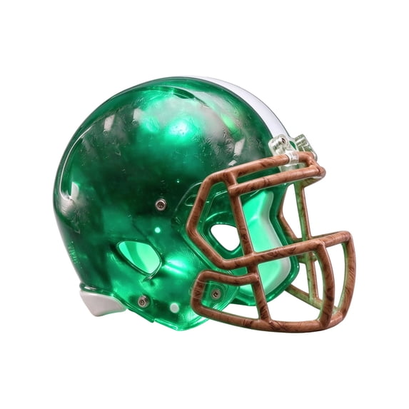 Handcrafted Green Football Helmet Lamp Resin Lamp for Bedroom, Warm ...