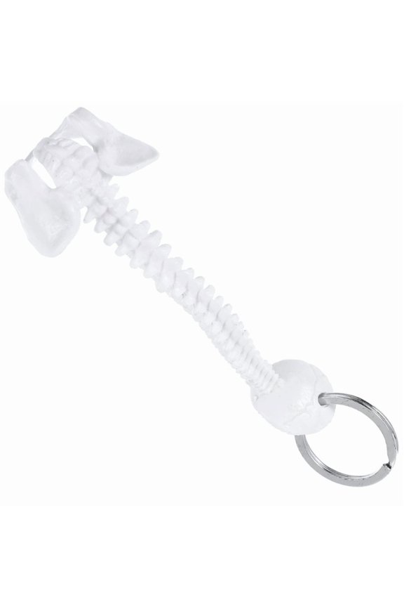 Handcrafted Human Vertebrae Model Keychain Educational Tool Spine Key Accessory