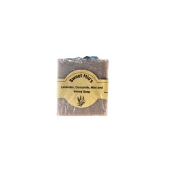 Sweet Mia's Soap Sulfate-Free, Natural Goats Milk Bars, Lavender, Camomile and Mint, 5 oz