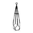 thumbnail image 1 of Handcrafted Macrame Plants Hanger, Durable Woven Cotton Rope Hanging Basket, Adjustable Drop Length for Indoor Outdoor Balcony Garden Wall Ceiling Home Decor, 3.94x1.97x1.97In, 1 of 6