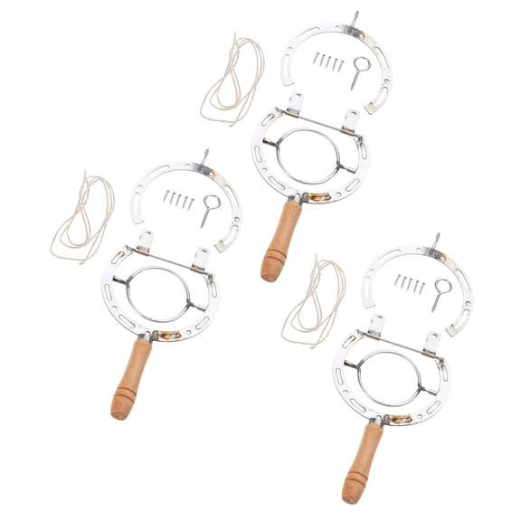 Handcrafted Metal Farmhouse Horseshoe Wall Mounted Wine Bottle Opener Corkscrew Antique Industrial Decors Gift