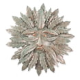 thumbnail image 1 of Handcrafted Metal Indoor/Outdoor Green Man Wall Art, 1 of 1
