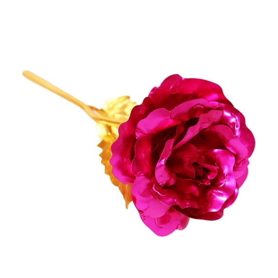 Handcrafted Metal Rose Gift - Gold Red Blue Iron Roses for Women, Unique Anniversary Valentine's Mother's Day Wedding Christmas Gift for Her, Wife, Mom, Grandma