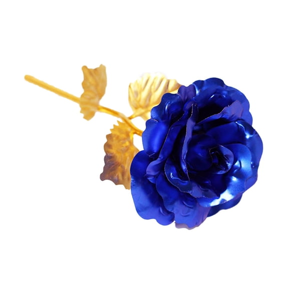 Handcrafted Metal Rose Gift - Gold Red Blue Iron Roses for Women, Unique Anniversary Valentine's Mother's Day Wedding Christmas Gift for Her, Wife, Mom, Grandma