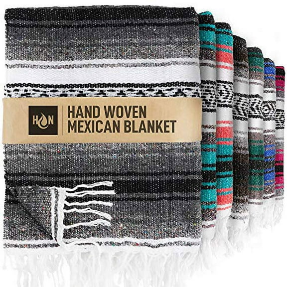 Handcrafted Mexican Blankets, Artisanal Handwoven Serape Blanket, Authentic Falsa Blanket, Great As Beach Blanket, Camping Blanket, Picnic Blanket, Outdoor Blanket, Boho Throw Blankets, Oxford