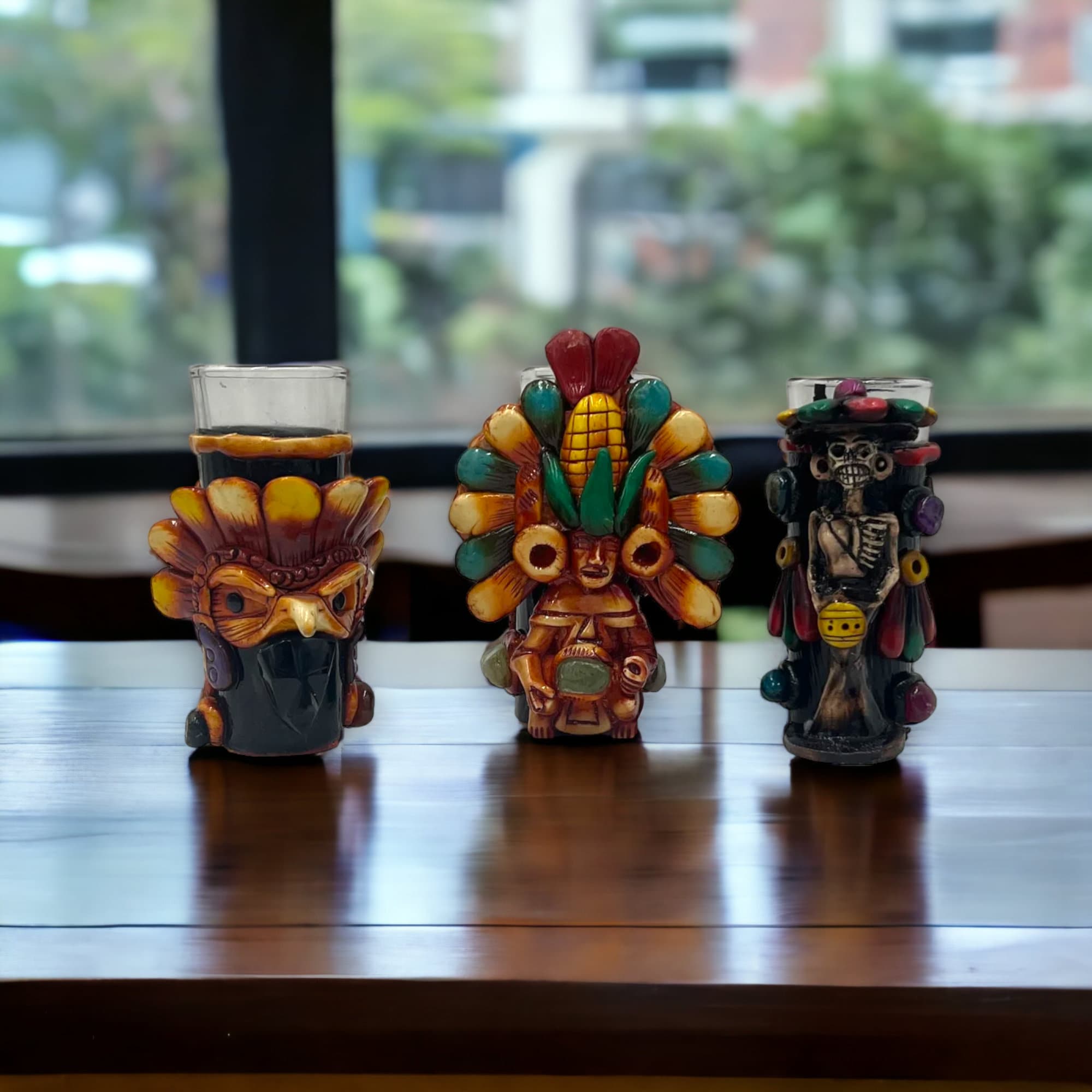 Handcrafted Mexican Shot Glass | Exquisite Aztec Warrior Design ...