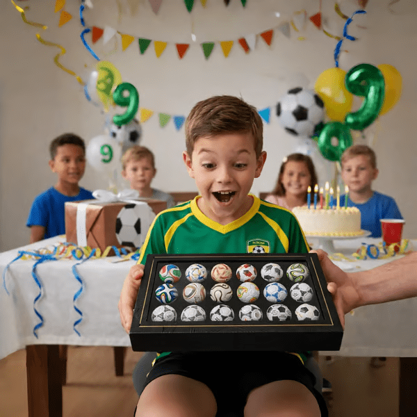 Handcrafted Mini Soccer Ball Collection 1970 To 2026 Figurines