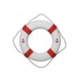 thumbnail image 1 of Handcrafted Model Ships New-Red-Lifering-20-Anchor 20 in. Classic White Decorative Anchor Lifering with Red Bands, 1 of 2