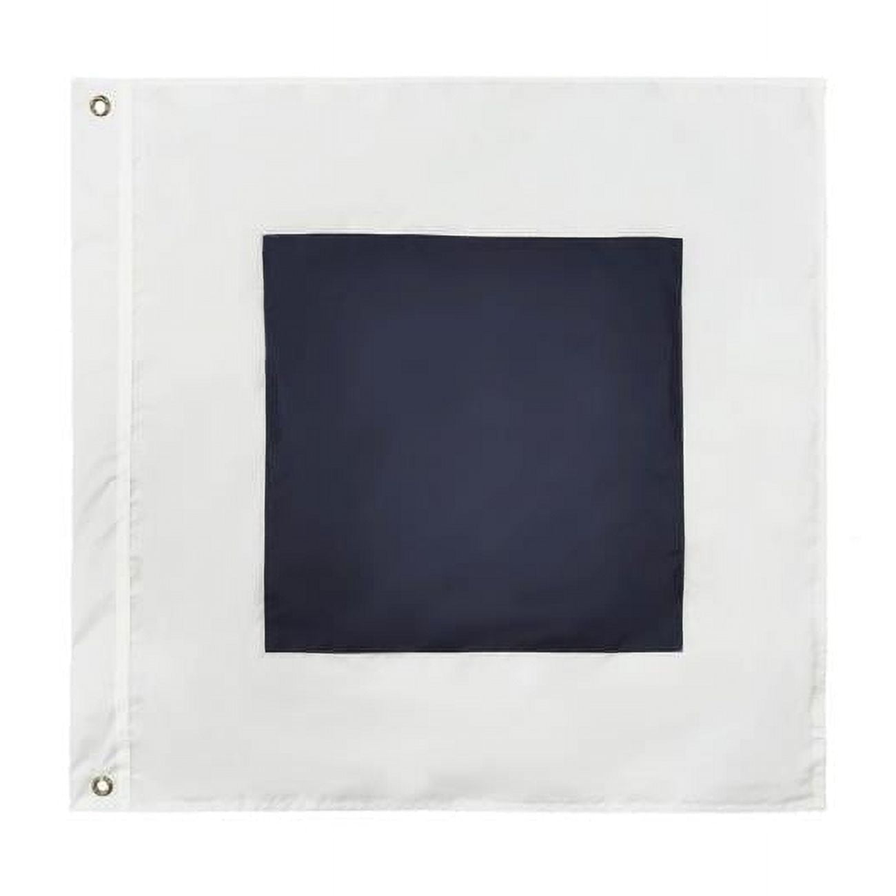 Handcrafted Model Ships Flag-24-S 24 in. Authentic Letter S Nautical Alphabet Navy Code Outdoor Use Signal Flag