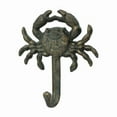 thumbnail image 1 of Handcrafted Model Ships G-54-725-BRONZE 5 in. Cast Iron Wall Mounted Crab Hook - Antique Seaworn Bronze, 1 of 2