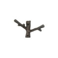 thumbnail image 1 of Handcrafted Model Ships K-9128-rc 5 x 2 x 3.5 in. Rustic Copper Cast Iron Forked Tree Branch Decorative Metal Double Wall Hooks, 1 of 5