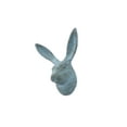 thumbnail image 1 of HANDCRAFTED NAUTICAL D√âCOR Rustic Light Blue Cast Iron Decorative Rabbit Hook 5", 1 of 2