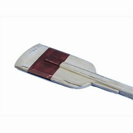 Handcrafted Model Ships Oar 50 - 501 Wooden Rustic Manhattan Beach Squared Rowing Oar 50 in. Decorative Accent