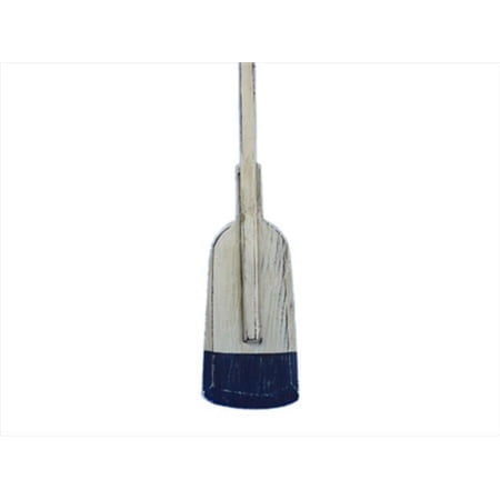 Handcrafted Model Ships Oar 50 - 506-Hooks Wooden Rustic St. Lawrence Squared Rowing Oar With Hooks 50 in. Decorative Accent