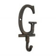 thumbnail image 1 of Handcrafted Model Ships K-9056-G-rc 6 x 1 x 3 in. Rustic Copper Cast Iron Letter G Alphabet Wall Hooks, 1 of 2