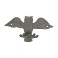 thumbnail image 1 of Handcrafted Model Ships K-9924-cast-iron 6 x 2 x 3.5 in. Cast Iron Flying Owl Decorative Metal Talons Wall Hooks, 1 of 6