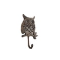thumbnail image 1 of Handcrafted Model Ships K-0613-rc 6 x 2 x 5 in. Rustic Copper Cast Iron Owl Hooks, 1 of 2