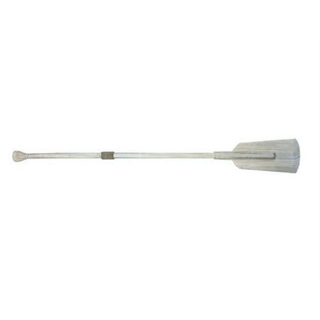 Handcrafted Model Ships Oar-62-623-Hooks 62 in. Wooden Rustic Whitewashed Decorative Boat Rowing Oar with Hooks