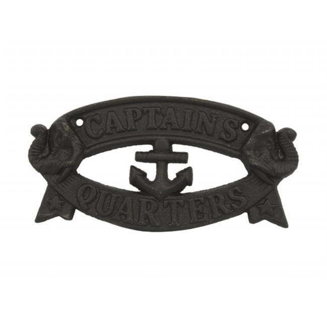 Handcrafted Model Ships K-49005-black 9 in. Rustic Black Cast Iron ...