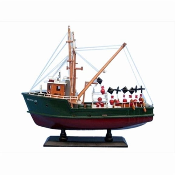 Handcrafted Model Ships Gail 16 Andrea Gail 16 in. - The Perfect Storm Decorative Fishing Boat