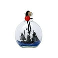 thumbnail image 1 of Handcrafted Model Ships Caribbean-Pirate-Bottle-4-Xmas Caribbean Pirate Model Ship in a Glass Bottle Christmas Ornament, 4 in., 1 of 1