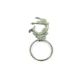 thumbnail image 1 of Handcrafted Model Ships  Cast Iron Arching Mermaid Towel Holder - Antique Seaworn Bronze - 9 in., 1 of 2
