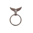 thumbnail image 1 of Handcrafted Model Ships  Cast Iron Decorative Whale Tail Towel Holder - 7.5 in., 1 of 2