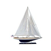 Enterprise Limited 27" - Wood Sailing Yacht Model - Model Sailing Yacht - Sailboat Model - Nautical Decoration - Sailboat Decoration - Not A Model S