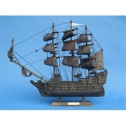 Handcrafted Model Ships Dutchman 14 Flying Dutchman 14 in. Decorative Model Pirate Ships