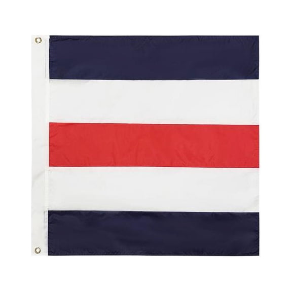Handcrafted Model Ships Flag-24-C 24 in. Authentic Letter C Nautical Alphabet Navy Code Outdoor Use Signal Flag