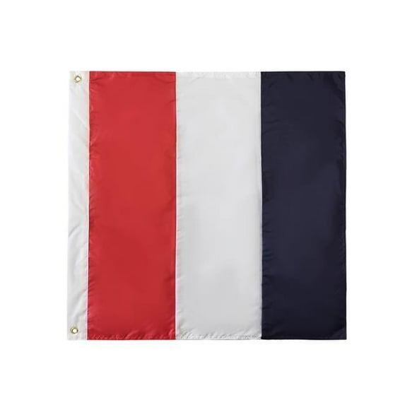 Handcrafted Model Ships Flag-24-T 24 in. Authentic Letter T Nautical Alphabet Navy Code Outdoor Use Signal Flag