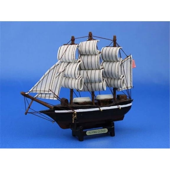 Handcrafted Model Ships Flying Cloud-7 Flying Cloud 7 in. Decorative Tall Model Ship