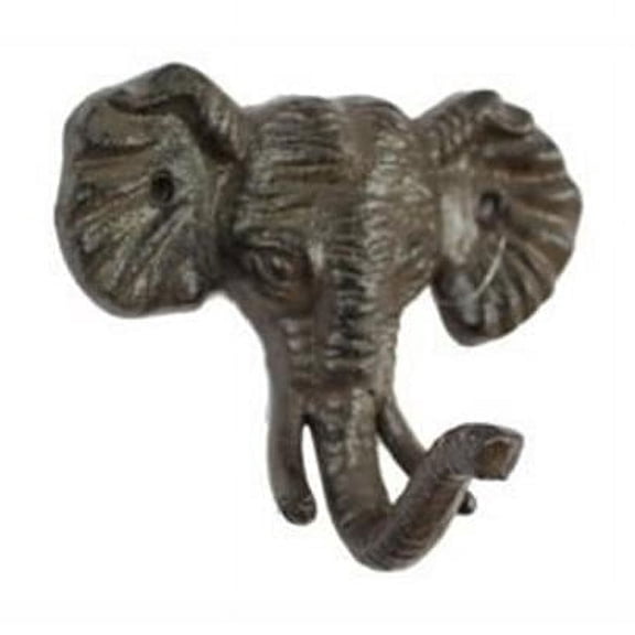 Handcrafted Model Ships K-0813-Cast-Iron 5 in. Cast Iron Elephant Hook