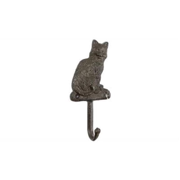 Handcrafted Model Ships K-0974-Cast-Iron 7 in. Cast Iron Cat Hook