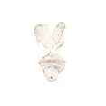 thumbnail image 1 of Handcrafted Model Ships K-1458-W Whitewashed Cast Iron Rooster Bottle Opener 6&Quot;, 1 of 2